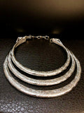 Hmong Triple Collar Ethnic Lady Necklace