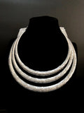 Hmong Triple Collar Ethnic Lady Necklace