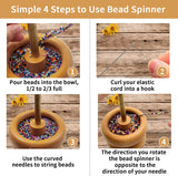 Wooden Bead Spinner for DIY Craft Jewelry L0105