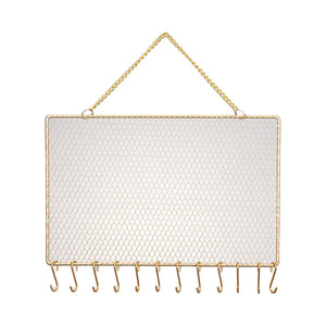 Wall Mounted Diamond Jewelry Organizer for Girls