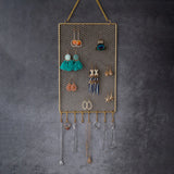 Wall Mounted Diamond Jewelry Organizer for Girls