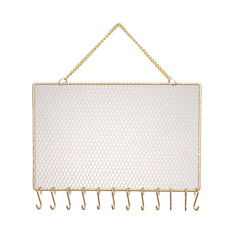 Wall Mounted Diamond Jewelry Organizer for Girls