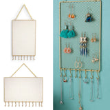Rectangle EarBracelets Storage Hanger Mounted Jewelry Organizer