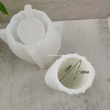 Ruffle Pattern Epoxy Casting Mold Storage Jar Mold