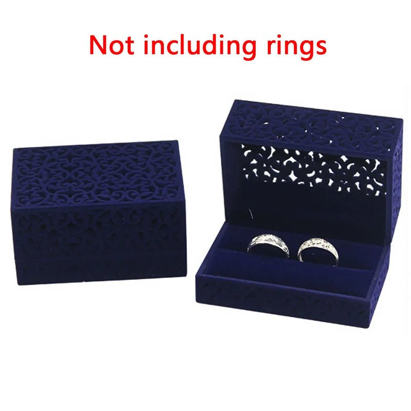 Ring Box Jewelry Organizer Holder Storage Gift Wedding Display