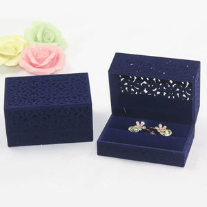 Ring Box Jewelry Organizer Holder Storage Gift Wedding Display