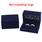 Ring Box Jewelry Organizer Holder Storage Gift Wedding Display
