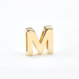 1.4MM 14K Plated Brass A-Z Alphabet Letter Charms Pendants DIY Jewelry Making