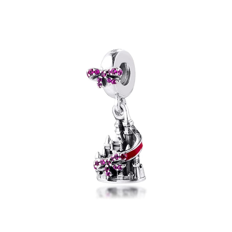Holiday Castle Charm for Bracelets Sterling Silver Jewelry Bead