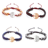 Holiday Gift Stone Bracelet Stainless Steel Men Women Jewelry