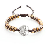Holiday Gift Stone Bracelet Stainless Steel Men Women Jewelry
