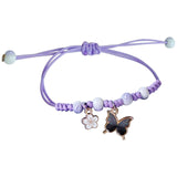 Antique Butterfly Bracelet & Rose Earrings Set