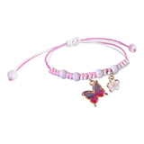 Antique Butterfly Bracelet & Rose Earrings Set