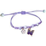 Antique Butterfly Bracelet & Rose Earrings Set