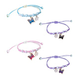 Antique Butterfly Bracelet & Rose Earrings Set