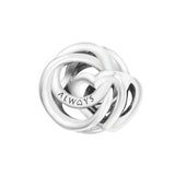 Heart 925 Silver Family Charm for Bracelets