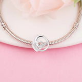Heart 925 Silver Family Charm for Bracelets