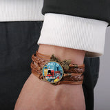 High Jewelry Sublimation Blank Leather Bangle Bracelet 10pcs/lot