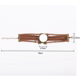 High Jewelry Sublimation Blank Leather Bangle Bracelet 10pcs/lot