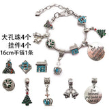 Kids DIY Beaded Jewelry Set Christmas Bracelet Accessories Bag