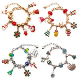 Kids DIY Beaded Jewelry Set Christmas Bracelet Accessories Bag