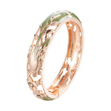 Enamel Bird Cloisonne Bangle for Women - Hand Bracelet Jewelry