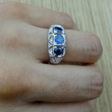 Hollow Zircon Ring For Women Brithday Christmas Engagement Gift