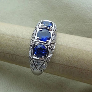Hollow Zircon Ring For Women Brithday Christmas Engagement Gift