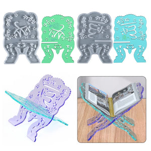 Resin Mold for Hollow Book Stand - DIY Desk Decor Organizer