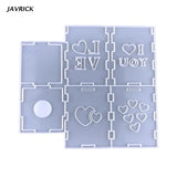 Hollow Candle Cover Epoxy Mould Night Light Projection Holiday Decoration