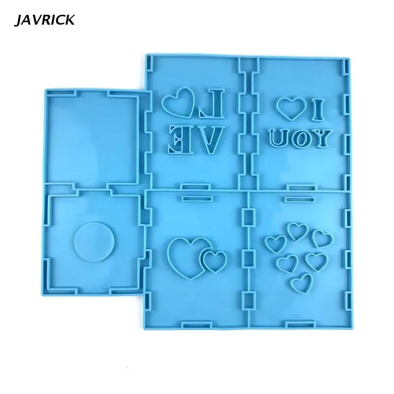 Hollow Candle Cover Epoxy Mould Night Light Projection Holiday Decoration