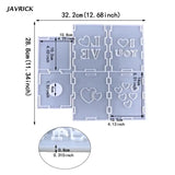 Hollow Candle Cover Epoxy Mould Night Light Projection Holiday Decoration