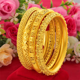 Dragon Phoenix Plated Bracelet For Women Bride Wedding Bangles