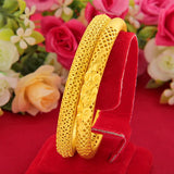 Dragon Phoenix Plated Bracelet For Women Bride Wedding Bangles