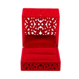 Red Wedding Jewelry Box Holder Display Gift Pendants Box