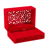 Red Engagement Wedding Jewelry Box Holder Display Gift for Pendants