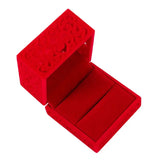 Red Wedding Jewelry Box Holder Display Gift Pendants Box