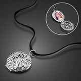 Hollow Expanding Photo Locket Necklace Box Collar Pendant Men Women Jewelry Gift