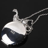 Hollow Expanding Photo Locket Necklace Box Collar Pendant Men Women Jewelry Gift