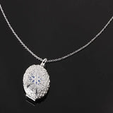 Hollow Expanding Photo Locket Necklace Box Collar Pendant Men Women Jewelry Gift