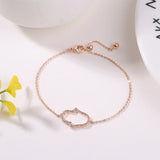 Classic Copper Bransolet Women Bracelet Wedding Hand Shape Bangles