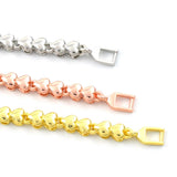 Female Stylish Jewelry Wedding Engagement 3 Colors Bracelet Women