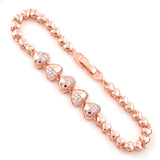 Female Stylish Jewelry Wedding Engagement 3 Colors Bracelet Women