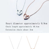 925 Silver Rose Necklace Pendant for Women