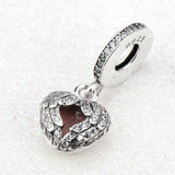 Clear CZ/Enamel Love Charms for Bracelet