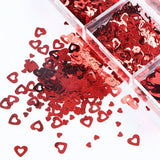 Heart-shaped Nail Sequins Glitters Flakes