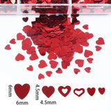 Heart-shaped Nail Sequins Glitters Flakes