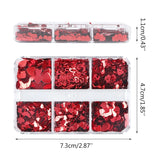 Heart-shaped Nail Sequins Glitters Flakes