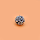 925 Silver Thai Silver Hollow Leaf Beads DIY Jewelry Material