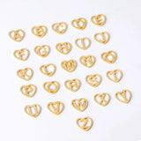 Initials Alphabet Pendant Stainless Steel Letter Charms For Bracelet Necklace